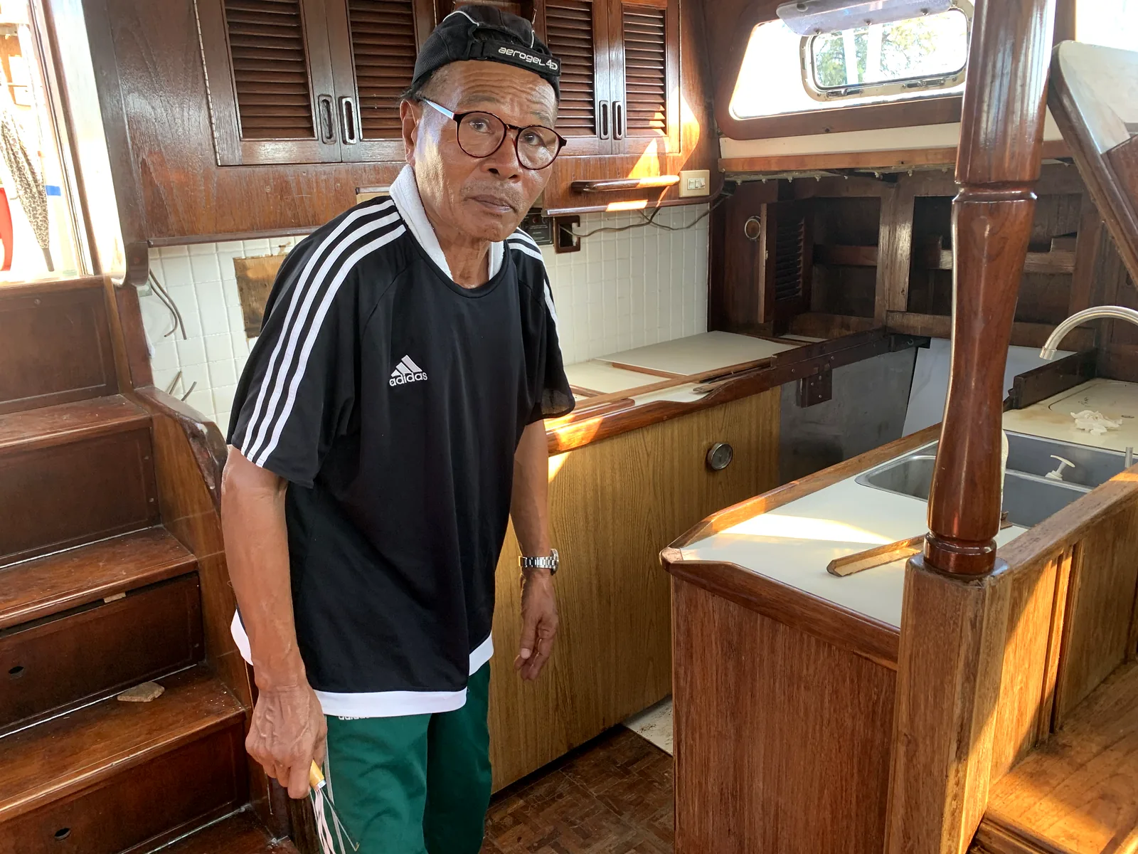 Craftsman working on interior refurbishment